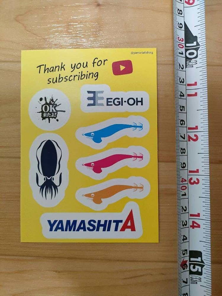 Amazon.co.jp: ヤマシタ エギ王 EGI-OH ステッカー エギング